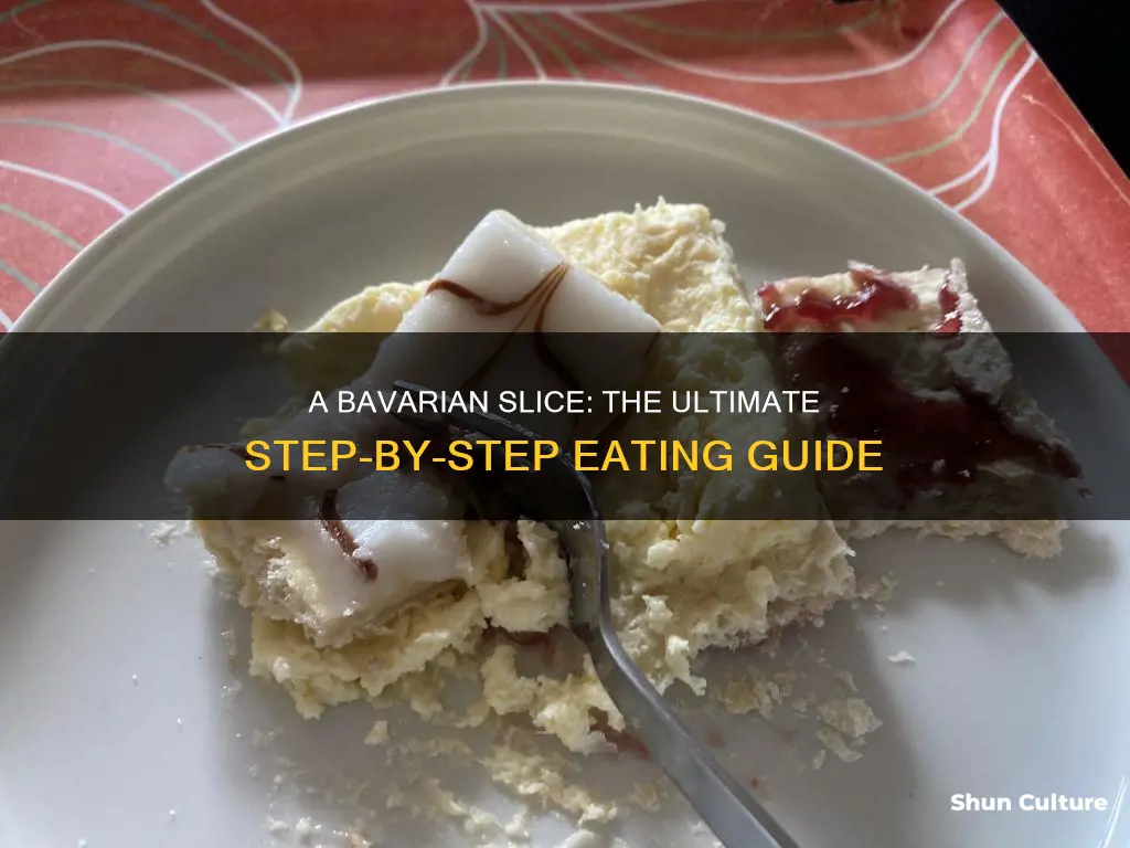 how to eat a bavarian slice