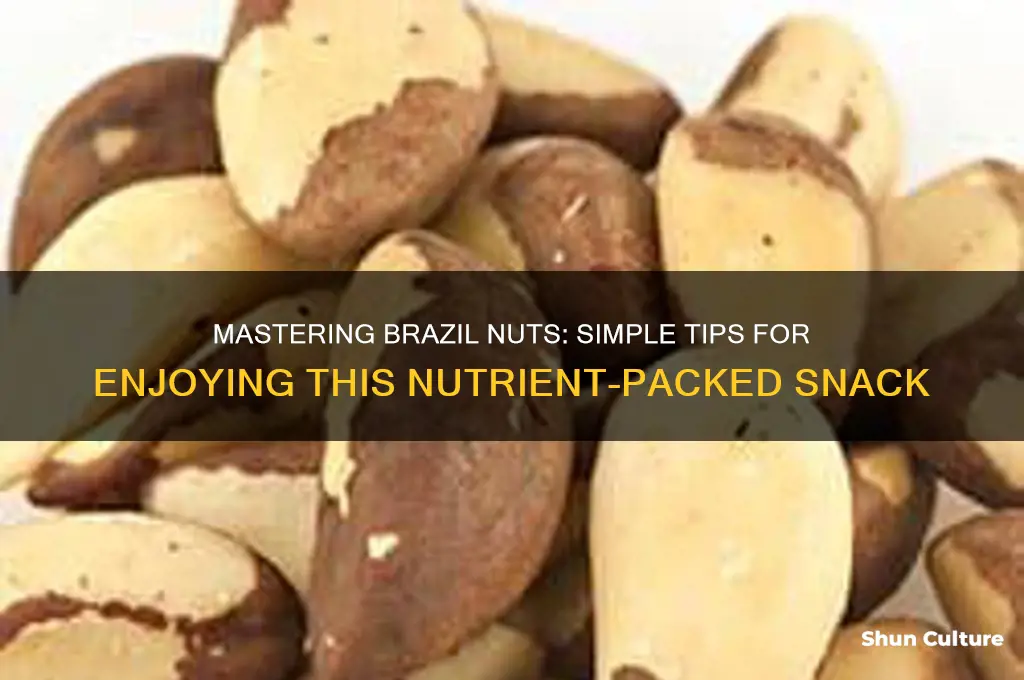how to eat brazil nuts