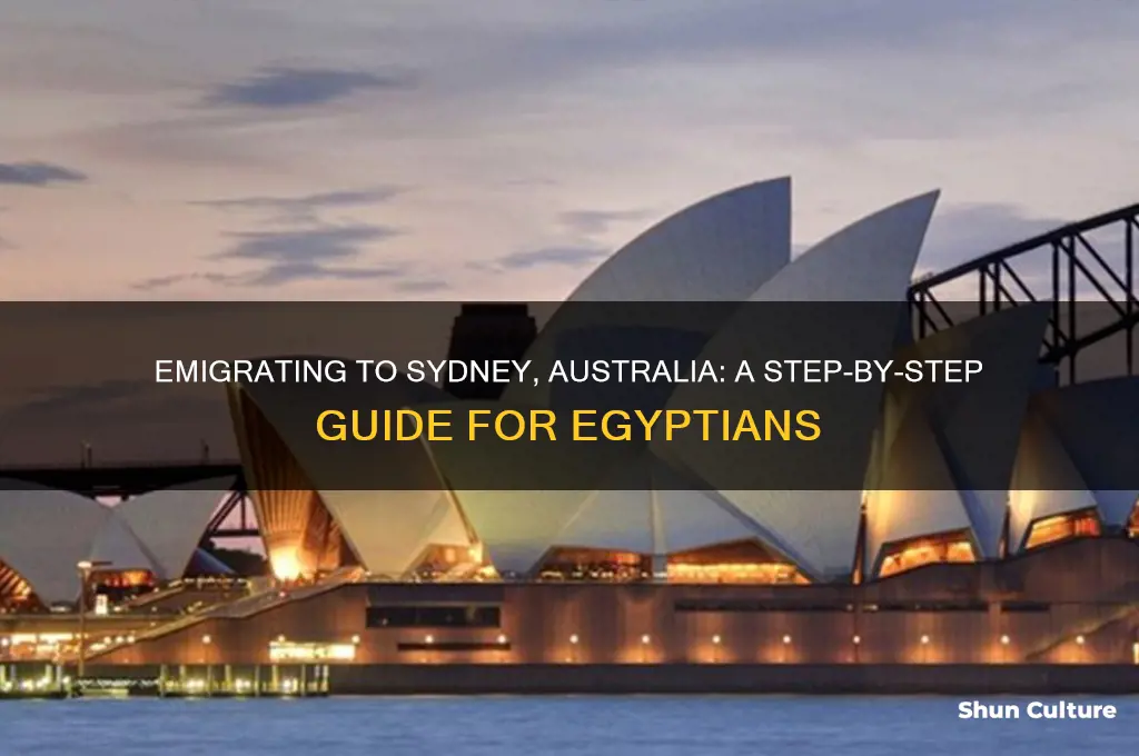 how to emigrate to sydney australia from egypt