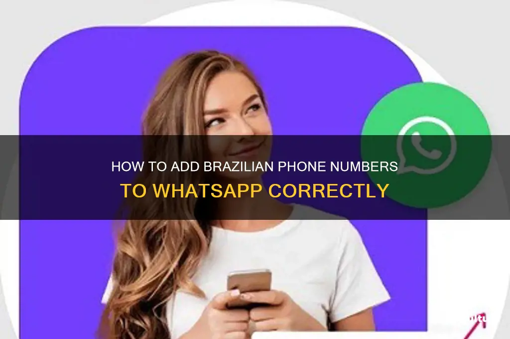 how to enter a telephone number for brazil into whatsapp