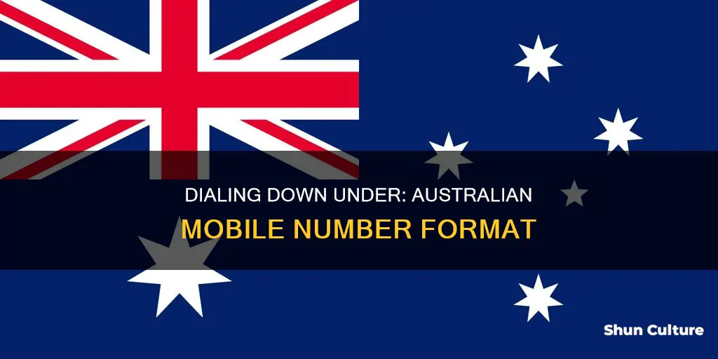 how to enter australian mobile number with country code