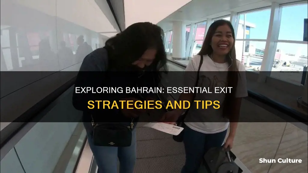 how to exit in bahrain