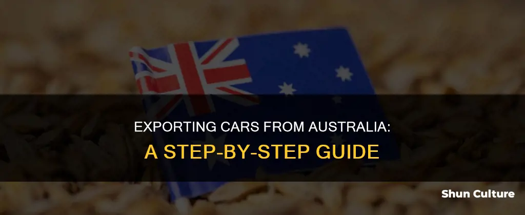 how to export a car from australia