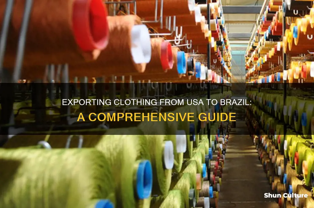 how to export clothes from usa to brazil