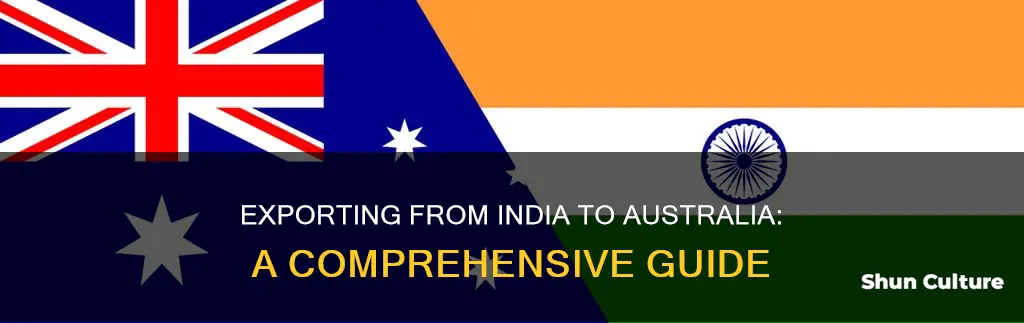 how to export from india to australia