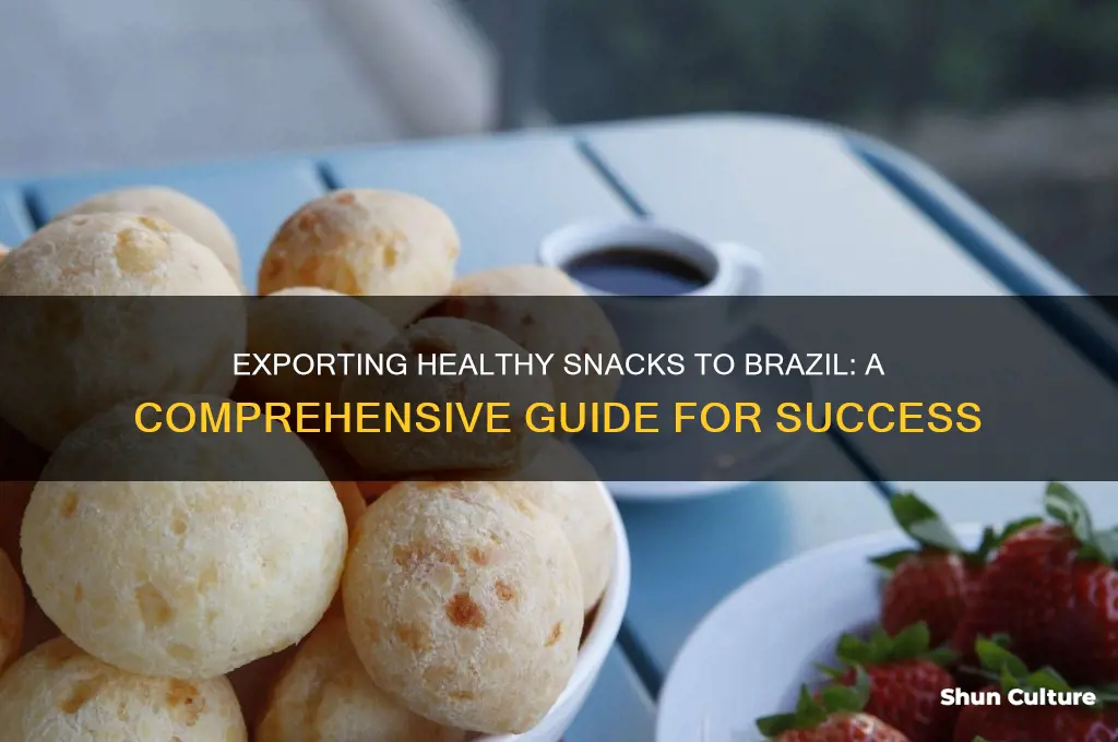 how to export healthy snakcs to brazil