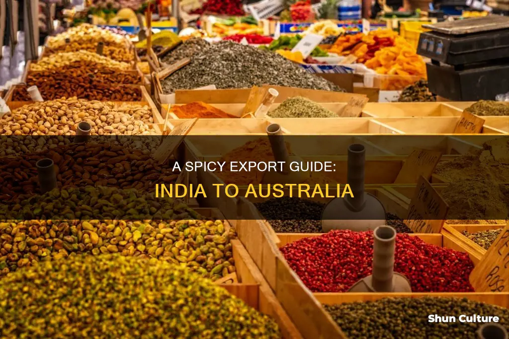 how to export spices from india to australia