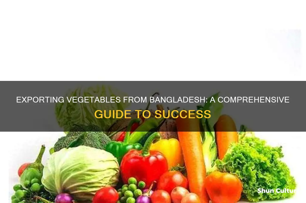 how to export vegetables from bangladesh