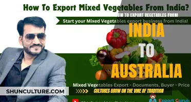Vegetable Export Guide: India to Australia
