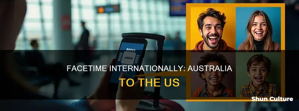 how to facetime an american number from australia