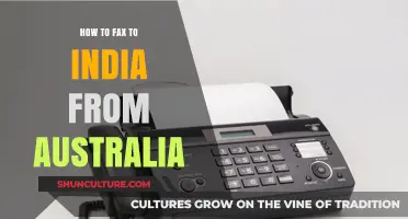 Faxing Internationally: Australia to India