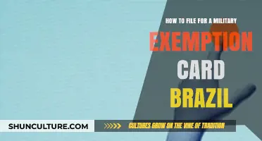 How to File for a Military Exemption Card in Brazil