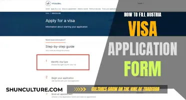 A Comprehensive Guide: Filling Out the Austrian Visa Application Form