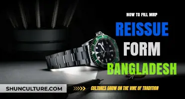 Step-by-Step Guide to Filling MRP Reissue Form in Bangladesh