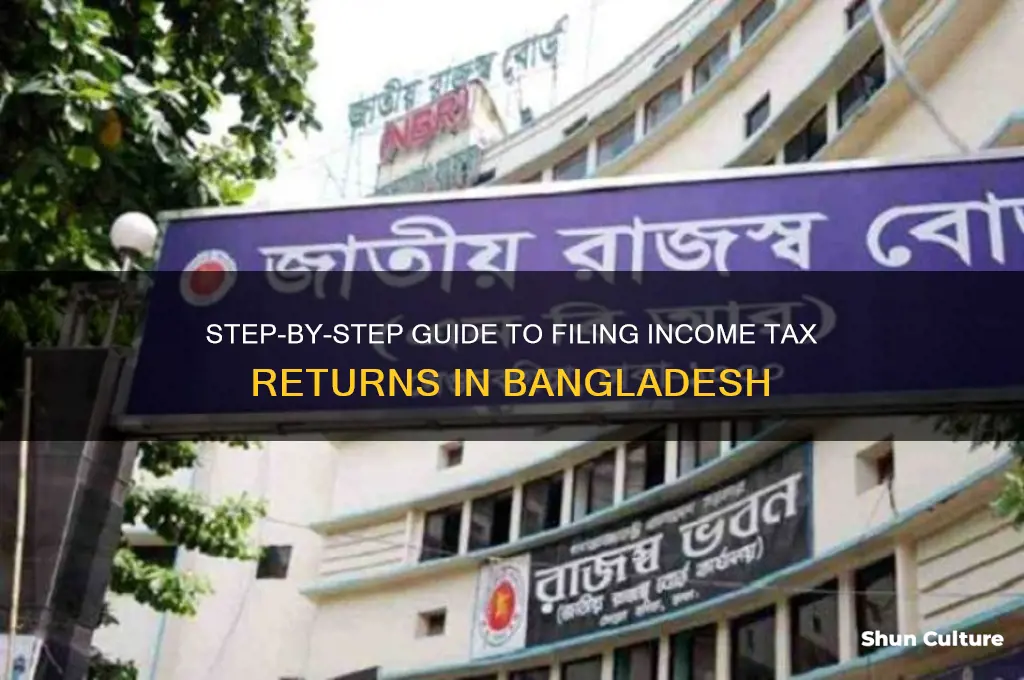 how to fill up income tax return form in bangladesh