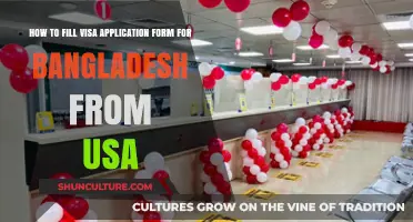 Step-by-Step Guide: Filling Bangladesh Visa Application Form from USA