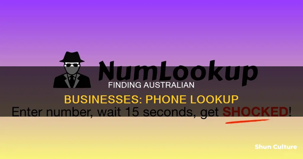 how to find a business by phone number in australia