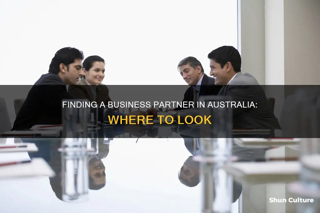 how to find a business partner in australia