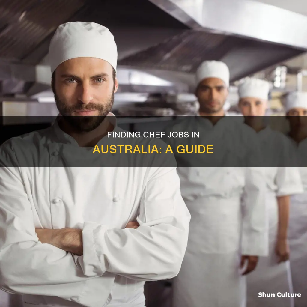 how to find a chef job in australia