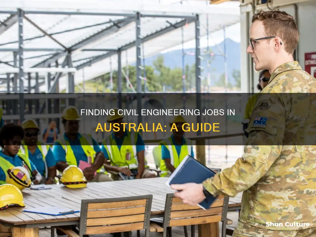 how to find a civil engineering job in australia