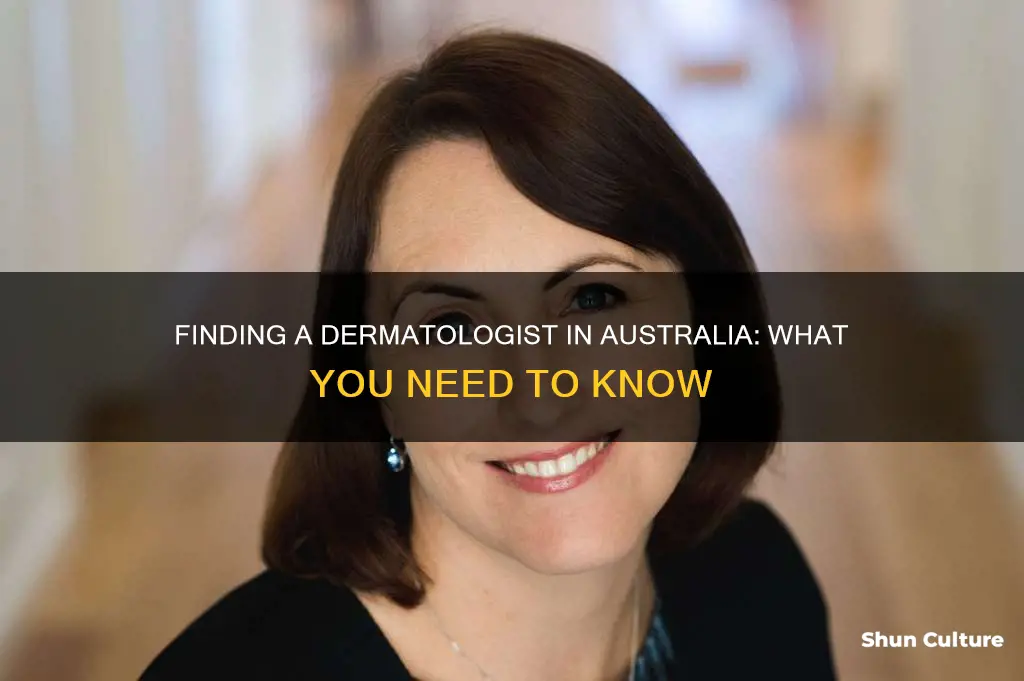 how to find a dermatologist in australia