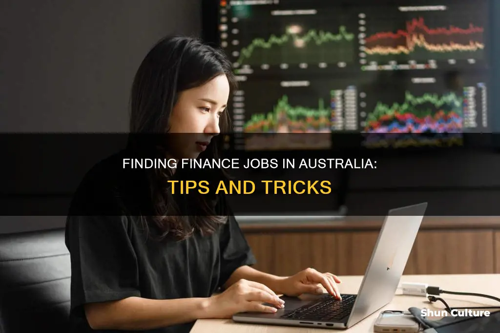 how to find a finance job in australia
