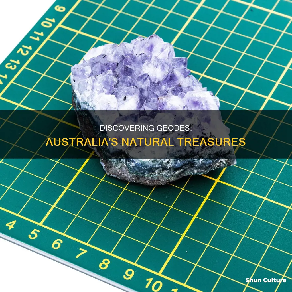 how to find a geode in australia