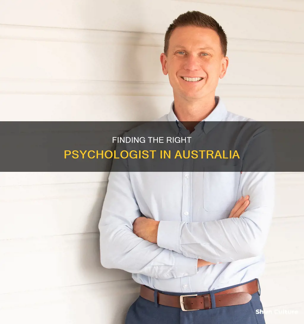 how to find a good psychologist australia