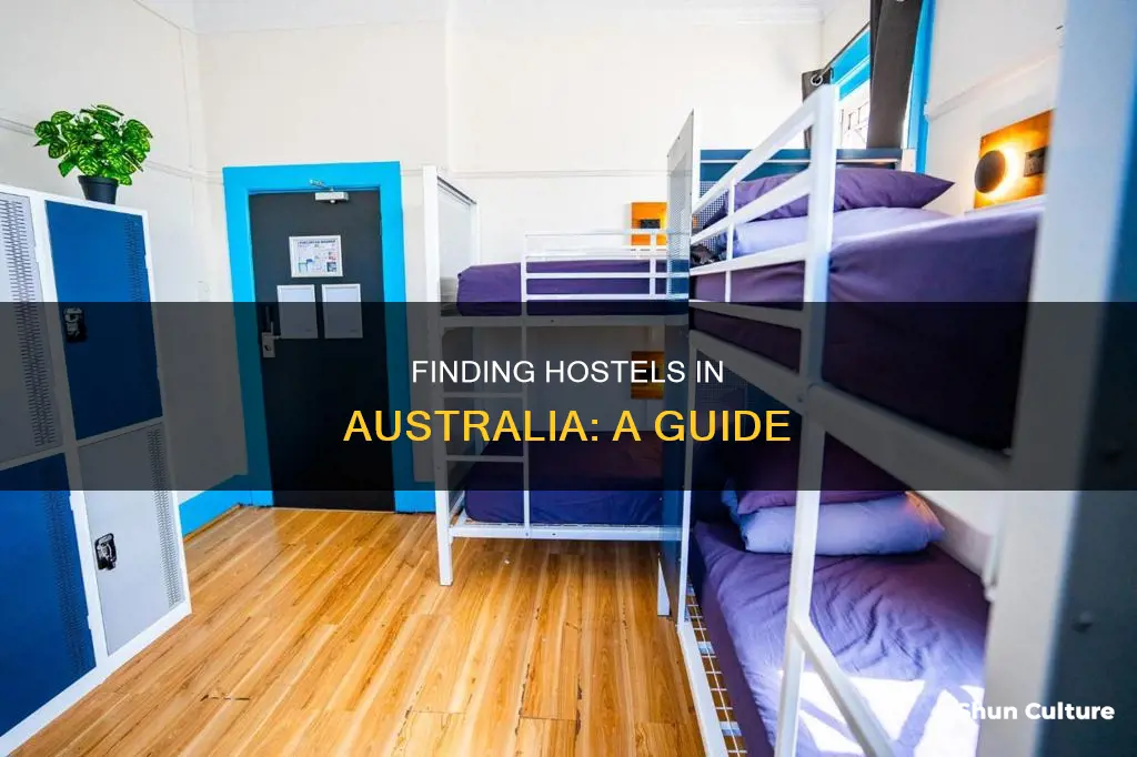 how to find a hostel in australia