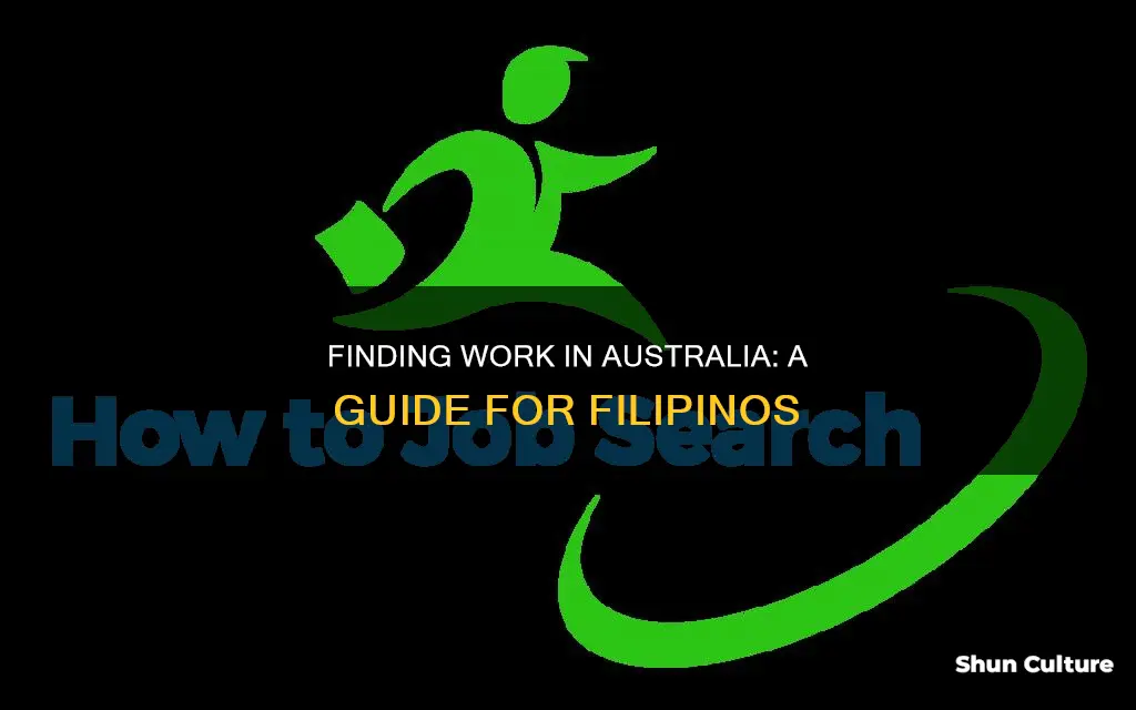 how to find a job in australia from philippines