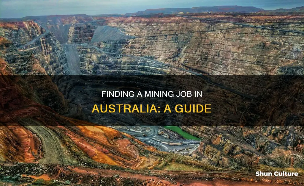 how to find a job in the mines australia
