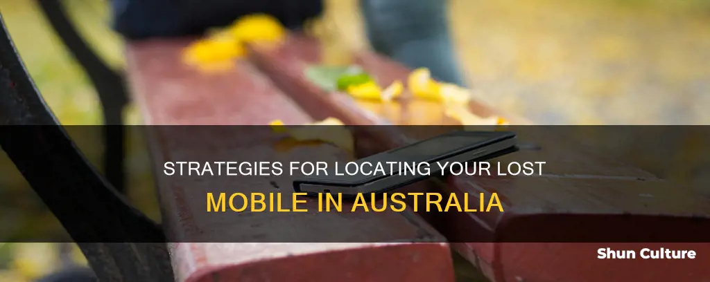 how to find a lost mobile phone in australia