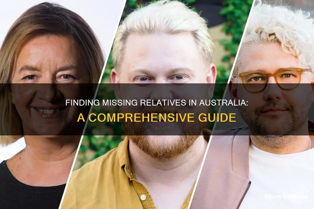 how to find a missing relative in australia