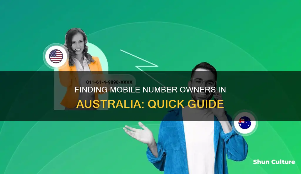how to find a mobile number owner australia