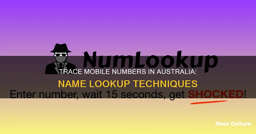 how to find a name from a mobile number australia