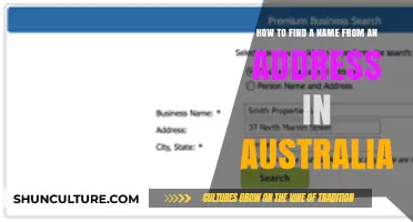 Finding People in Australia: Name Search from Address