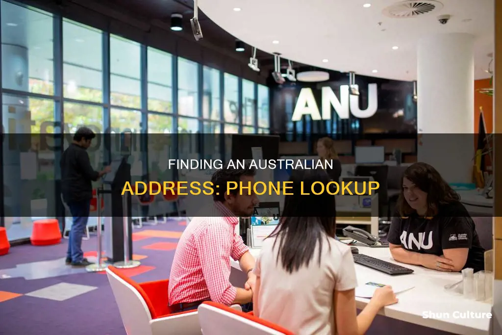 how to find a number for an address australia