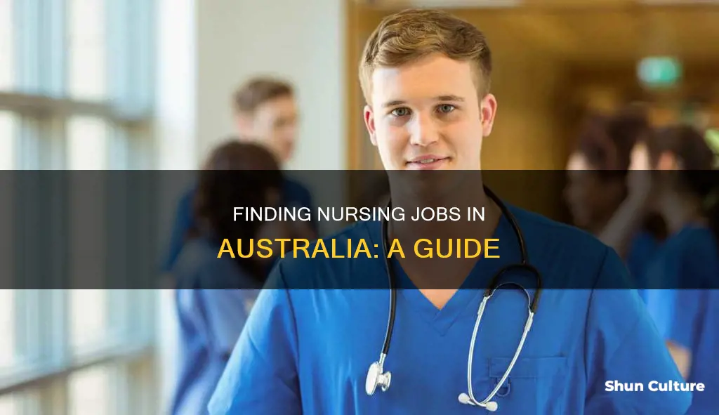 how to find a nursing job in australia