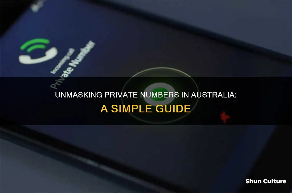 how to find a private number australia