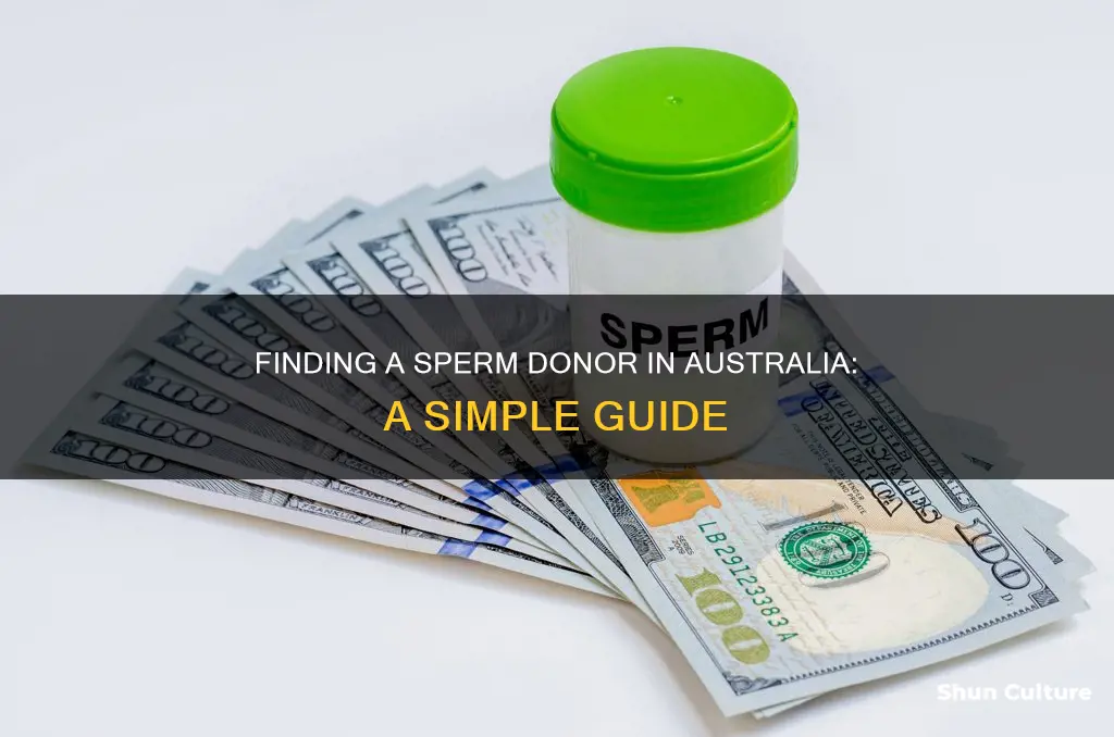 how to find a sperm donor australia