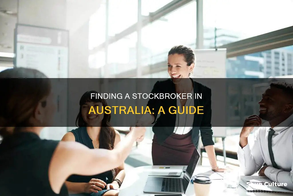 how to find a stockbroker in australia