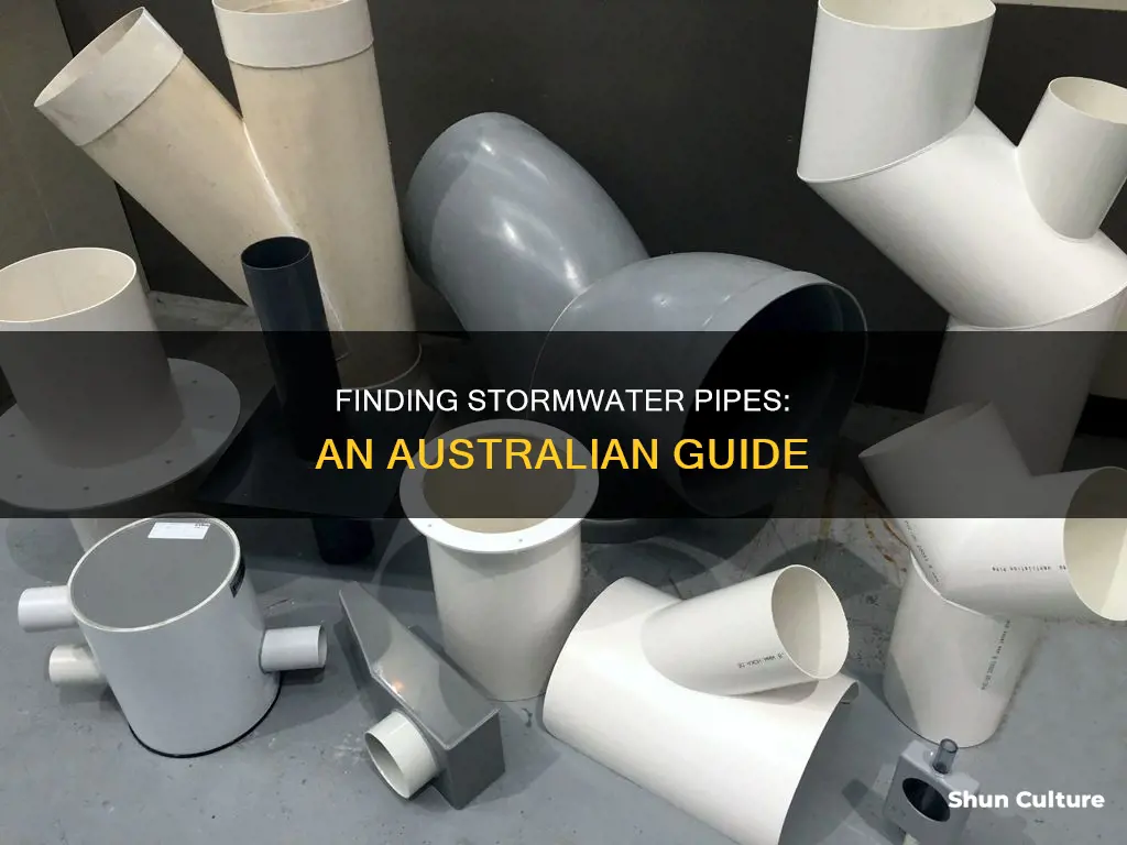 how to find a storm water pipe australia