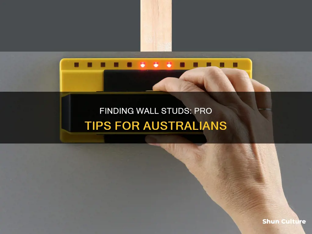 how to find a stud in a plaster wall australia