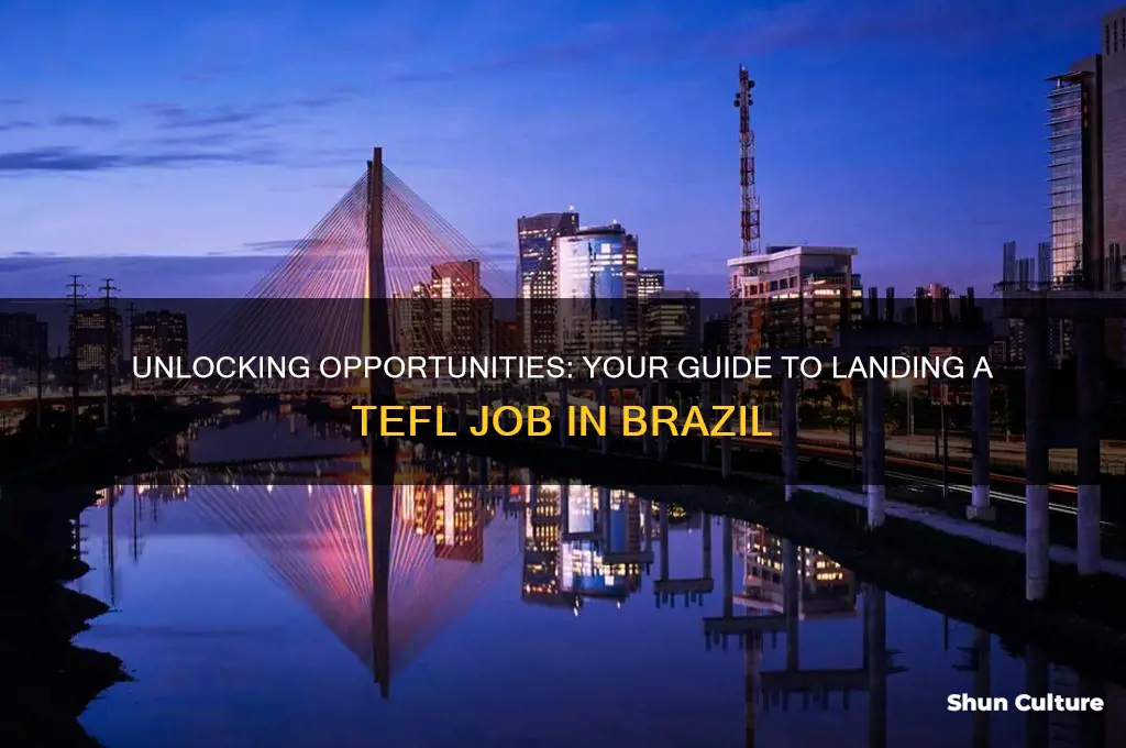 how to find a tefl job in brazil