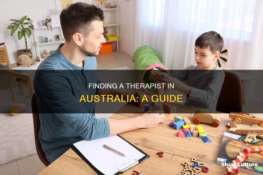 how to find a therapist australia