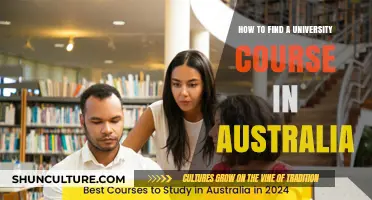Finding Your Perfect Australian University Course