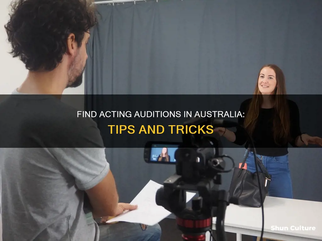 how to find acting auditions in australia