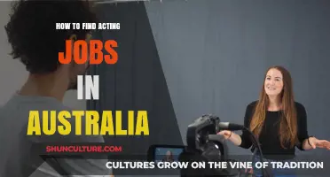 Finding Acting Jobs in Australia: A Guide