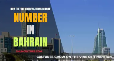 Locating Bahrain Addresses: Utilizing Mobile Numbers