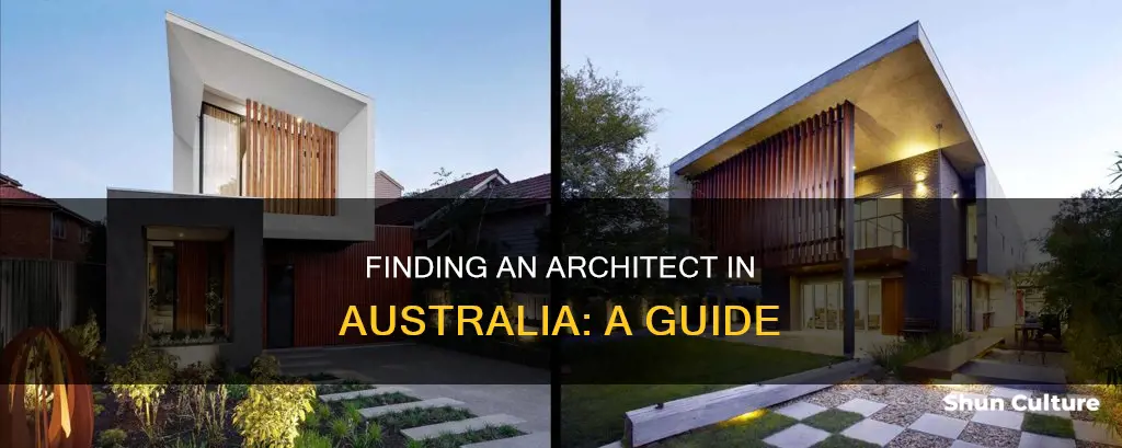 how to find an architect australia